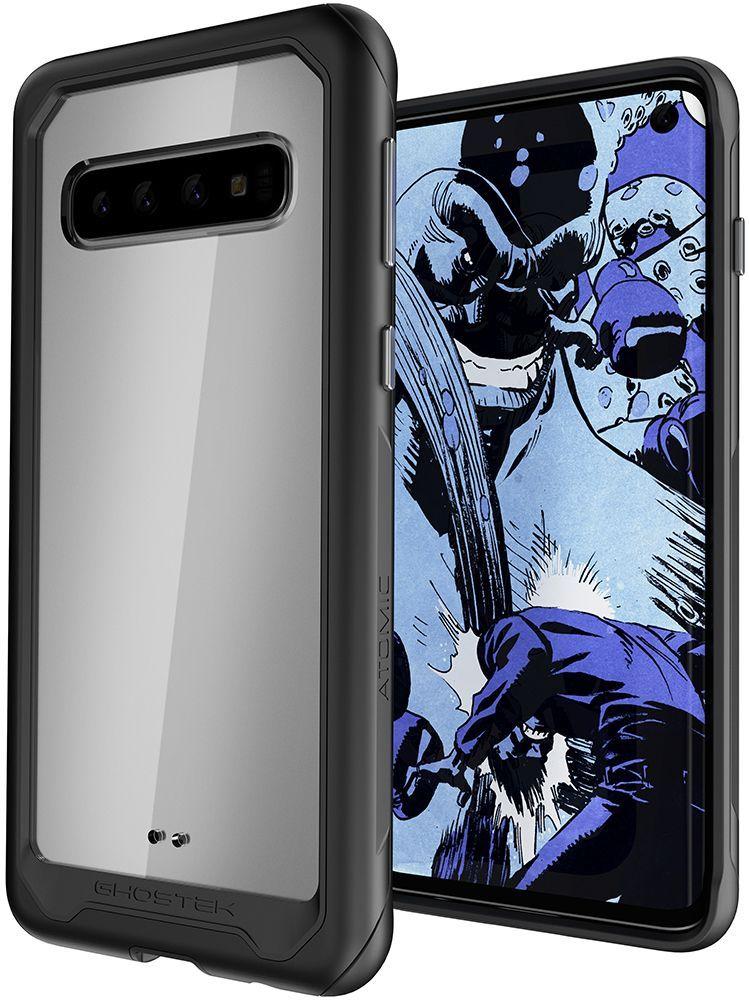 Galaxy S10 Military Grade Aluminum Case | Atomic Slim 2 Series [Black] (Color in image: Black)