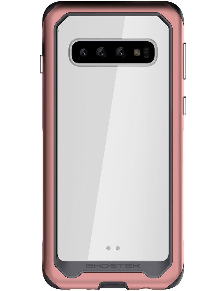 Galaxy S10 Military Grade Aluminum Case | Atomic Slim 2 Series [Pink] (Color in image: Black)