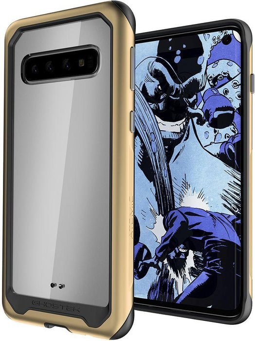 Galaxy S10 Military Grade Aluminum Case | Atomic Slim 2 Series [Gold] (Color in image: Gold)