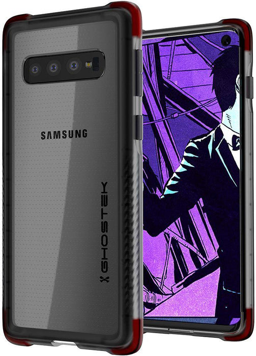 Galaxy S10 Clear-Back Protective Case | Covert 3 Series [Black] (Color in image: Black)