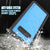 Galaxy S10 Waterproof Case PunkCase StudStar Light Blue Thin 6.6ft Underwater IP68 ShockProof (Color in image: light green)
