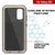 Galaxy s20 Metal Case, Heavy Duty Military Grade Rugged Armor Cover [Gold] (Color in image: White)