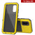 Galaxy s20 Metal Case, Heavy Duty Military Grade Rugged Armor Cover [Neon] 