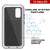 Galaxy s20 Metal Case, Heavy Duty Military Grade Rugged Armor Cover [White] (Color in image: Gold)