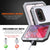 Galaxy s20 Metal Case, Heavy Duty Military Grade Rugged Armor Cover [White] (Color in image: Silver)