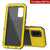 Galaxy s20+ Plus Metal Case, Heavy Duty Military Grade Rugged Armor Cover [Neon] (Color in image: Red)