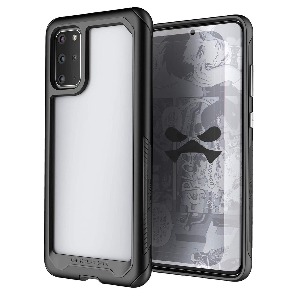 Galaxy S20 Plus Military Grade Aluminum Case | Atomic Slim Series [Black] (Color in image: Black)
