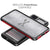 Galaxy S20 Plus Military Grade Aluminum Case | Atomic Slim Series [Black] (Color in image: Red)