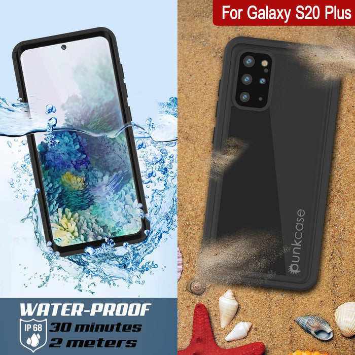 Galaxy S20+ Plus Waterproof Case PunkCase StudStar Clear Thin 6.6ft Underwater IP68 Shock/Snow Proof (Color in image: teal)