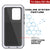 Galaxy S20 Ultra Metal Case, Heavy Duty Military Grade Rugged Armor Cover [White] (Color in image: Red)
