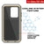 Galaxy S20 Ultra Metal Case, Heavy Duty Military Grade Rugged Armor Cover [Gold] (Color in image: White)