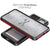 Galaxy S20 Ultra Military Grade Aluminum Case | Atomic Slim Series [Pink] (Color in image: Red)