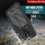 Galaxy S20 Ultra Water/Shock/Snow/dirt proof [Extreme Series] Slim Case [Light Blue] (Color in image: Black)