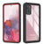 Galaxy S20 Water/Shock/Snowproof [Extreme Series] Slim Screen Protector Case [Red] (Color in image: Red)