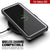 Galaxy S20 Water/Shock/Snow/dirt proof [Extreme Series] Punkcase Slim Case [White] (Color in image: Black)