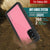 Galaxy S20 Waterproof Case PunkCase StudStar Pink Thin 6.6ft Underwater IP68 Shock/Snow Proof (Color in image: black)
