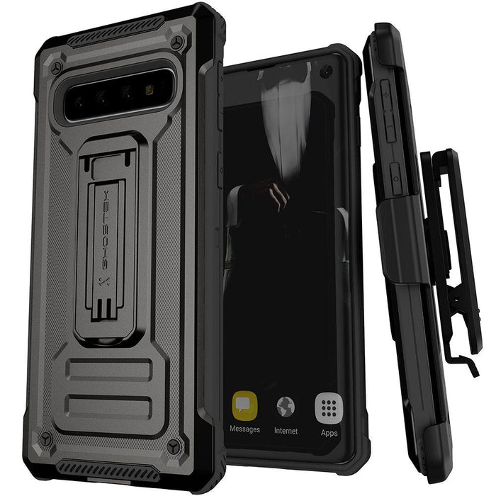 Ghostek IRON ARMOR2 for Galaxy S10 [Black] (Color in image: Black)
