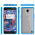 OnePlus 3 Case Punkcase® LUCID 2.0 Light Blue Series w/ SHIELD GLASS Lifetime Warranty Exchange (Color in image: black)
