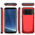 Galaxy S8 Battery Case, Punkcase 5000mAH Charger Case W/ Screen Protector | Integrated Kickstand & USB Port | IntelSwitch [Red] (Color in image: Black)