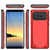 Galaxy Note 8 Battery Case, Punkcase 5000mAH Charger Case W/ Screen Protector | Integrated USB Port | IntelSwitch [Red] (Color in image: Black)