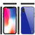 iPhone X Case, Punkcase GlassShield Ultra Thin Protective 9H Full Body Tempered Glass Cover W/ Drop Protection & Non Slip Grip for Apple iPhone 10 [Blue] (Color in image: Black)