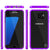 S7 Edge Case Punkcase® LUCID 2.0 Purple Series w/ PUNK SHIELD Screen Protector | Ultra Fit (Color in image: black)
