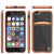iPhone 8+ Plus Case, PUNKCASE® LUCID Rose Gold Series | Card Slot | SHIELD Screen Protector (Color in image: Balck)