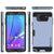 Galaxy Note 5 Case PunkCase SLOT Navy Series Slim Armor Soft Cover Case w/ Tempered Glass (Color in image: Silver)