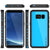Galaxy S8 Waterproof Case PunkCase StudStar Light Blue Thin 6.6ft Underwater IP68 ShockProof (Color in image: black)