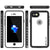 iPhone 7 Waterproof IP68 Case, Punkcase [White] [StudStar Series] [Slim Fit] [Dirtproof] [Snowproof] (Color in image: light blue)