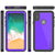 iPhone X Waterproof IP68 Case, Punkcase [Purple] [StudStar Series] [Slim Fit] [Dirtproof] (Color in image: purple)