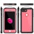 iPhone 8+ Plus Waterproof Case, Punkcase ALPINE Series, Pink | Heavy Duty Armor Cover (Color in image: red)