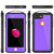 iPhone 8+ Plus Waterproof Case, Punkcase ALPINE Series, Purple | Heavy Duty Armor Cover (Color in image: pink)