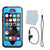 iPhone 5S/5 Waterproof Case, PunkCase StudStar Light Blue Water/Shock/Dirt Proof | Lifetime Warranty (Color in image: red)
