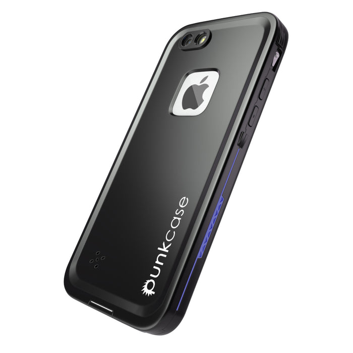 iPhone 6S+/6+ Plus Waterproof Case, Punkcase SpikeStar Purple Thin Fit 6.6ft Underwater IP68 (Color in image: teal)