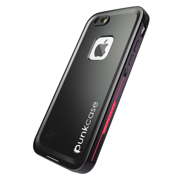 iPhone 6S+/6+ Plus Waterproof Case, Punkcase SpikeStar Red Thin Fit 6.6ft Underwater IP68 | Warranty (Color in image: purple)