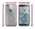 iPhone 6s Plus Case Pink Ghostek Cloak, Slim Protective Armor w/ Tempered Glass | Lifetime Warranty (Color in image: silver)