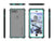 iPhone 7 Plus Waterproof Case, Ghostek Nautical Series for iPhone 7 Plus | Slim Underwater Protection | Adventure Duty | Swimming (Teal) 