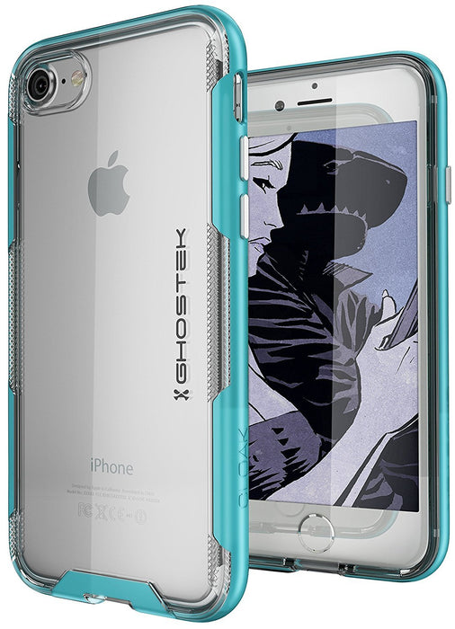 iPhone 7 Case, Ghostek Cloak 3 Series Case for iPhone 7 Case Clear Protective Case [TEAL] (Color in image: Gold)