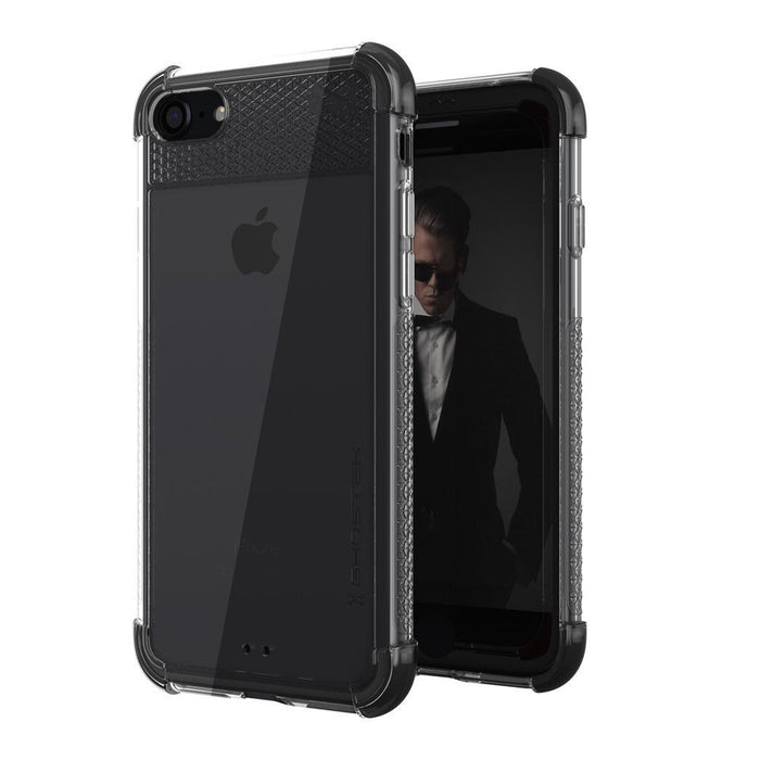 iPhone  8 Case, Ghostek Covert 2 Series for iPhone  8 & iPhone  8 Protective Case [BLACK] (Color in image: White)