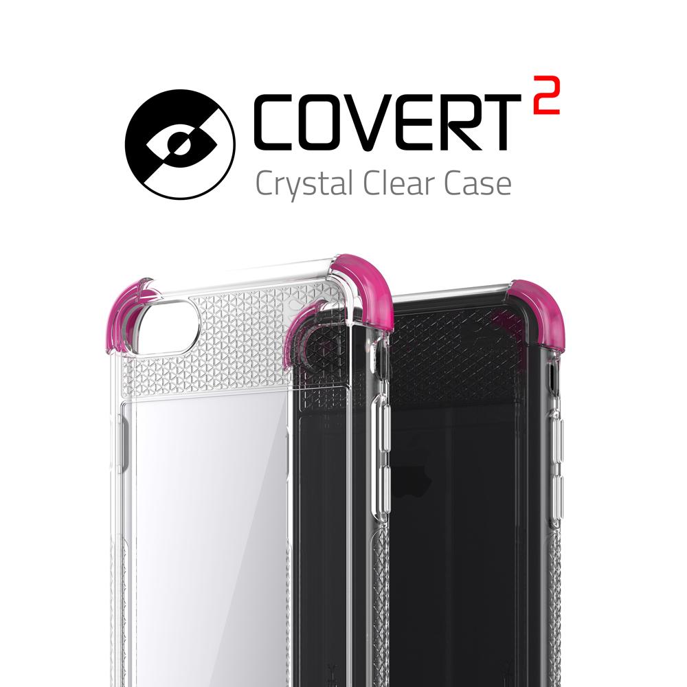 iPhone 7 Case, Ghostek Covert 2 Series for iPhone 7 Protective Case [PINK] (Color in image: Teal)