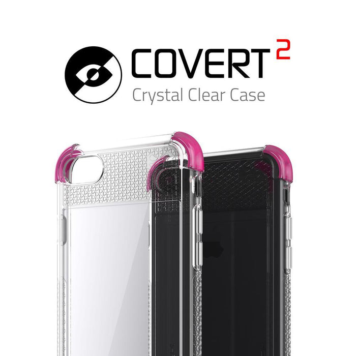 iPhone  8 Case, Ghostek Covert 2 Series for iPhone  8 Protective Case [PINK] (Color in image: Teal)