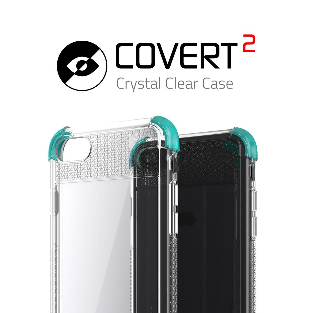 iPhone 7 Case, Ghostek Covert 2 Series for iPhone 7 Protective Case [TEAL] (Color in image: Pink)