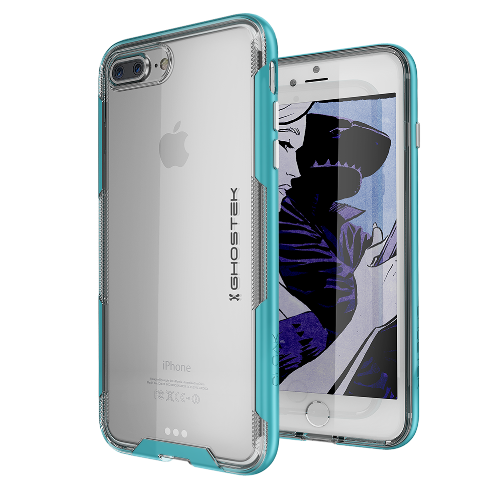 iPhone 7+ Plus Case ,Ghostek Cloak 3 Series  for iPhone 7+ Plus  Case [TEAL] (Color in image: Teal)