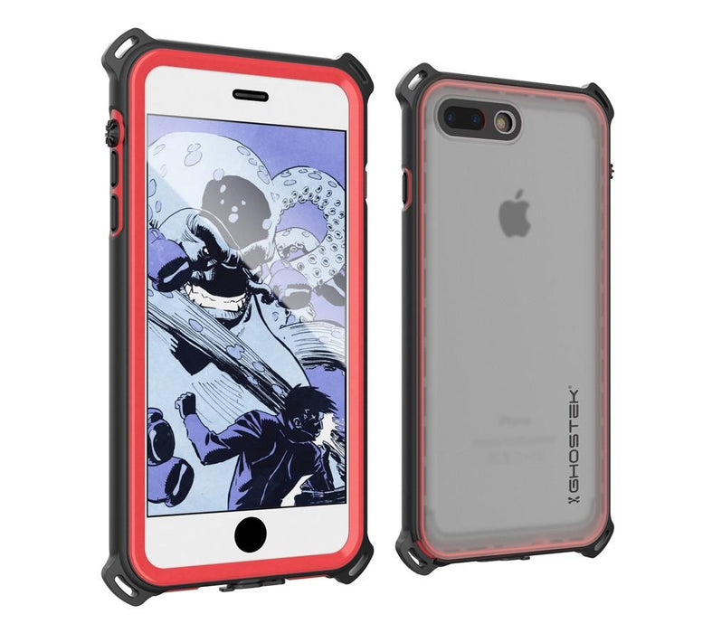 iPhone 7+ Plus case, Ghostek®  Nautical Series  for iPhone 7+ Plus Rugged Heavy Duty Case |  Red (Color in image: Green)
