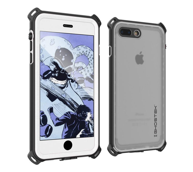 iPhone 7+ Plus case, Ghostek®  Nautical Series  for iPhone 7+ Plus Rugged Heavy Duty Case | White (Color in image: Black)