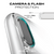 iPhone X Case / iPhone 10 Cover, Ghostek Cloak3 Premium Transparent Tough Rugged Bumper + Unique Diamond Grip Face ID Compatible | Gold (Color in image: Silver)