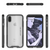 iPhone X Clear Case, Ghostek Cloak 3 Series Military Grade Standard Drop Tested | Slim & Lightweight | Black (Color in image: Red)