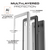 Galaxy Note 8, Ghostek Atomic Slim Galaxy Note 8 Case Shockproof Impact Hybrid Modern Design  | Black (Color in image: Red)