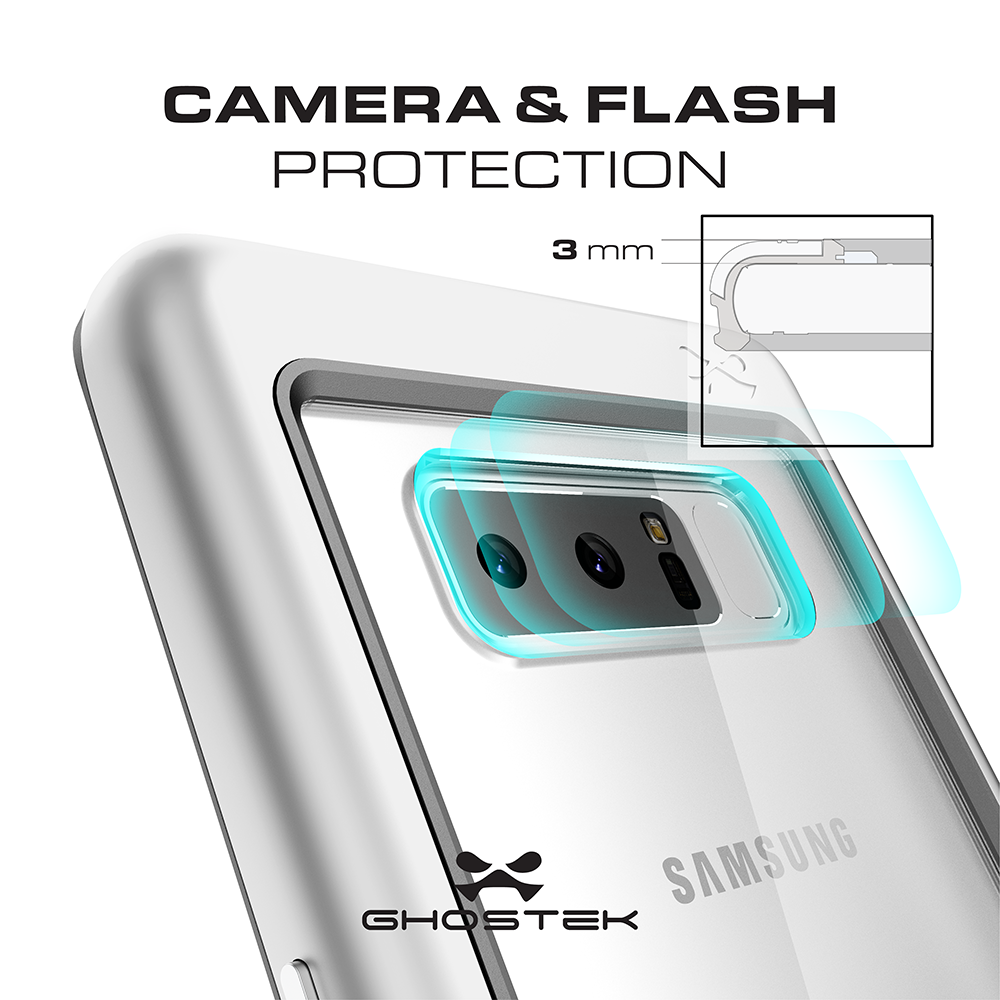 Galaxy Note 8, Ghostek Atomic Slim Galaxy Note 8 Case Shockproof Impact Hybrid Modern Design  | Teal (Color in image: Pink)